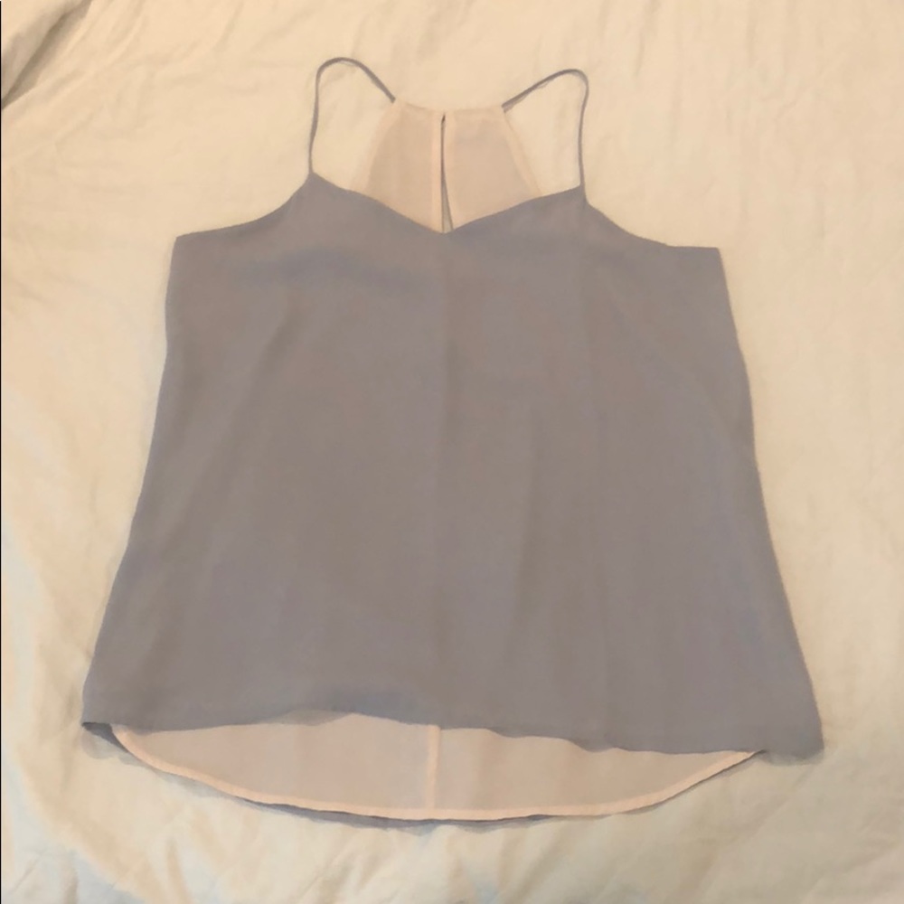 Express grey and pink reversible camisole blouse